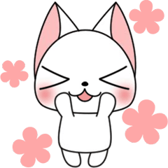 Animation! The white cat Milly2(English)