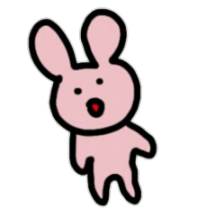 Rabbit sticker!!!!