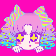 Pretty Kawaii girl Otomechan in japanese