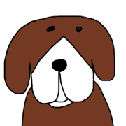 Healing beagle dog