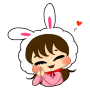 Rabbit Ninchan sticker