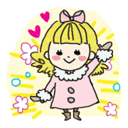 girls cute Sticker [winter]