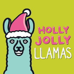 Holly Jolly Llamas