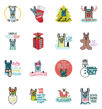 Holly Jolly Llamas