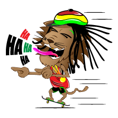 Jamaican Rasta Cat