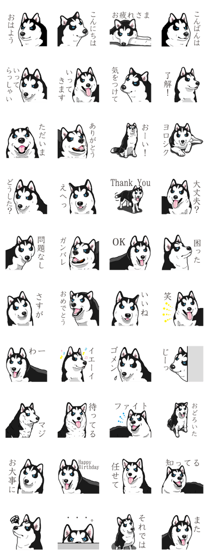 Wanko-Biyori Siberian husky 2