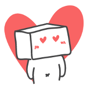 Cubeman falling in love