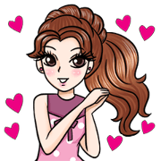 Happy cute girl version3