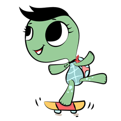 Shelly the Tomboy Turtle Stickers