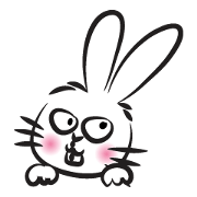 funny rabbit face