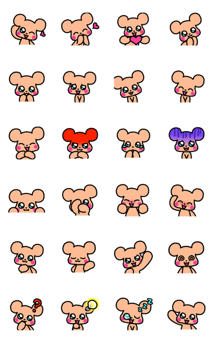 Cute movement bear
