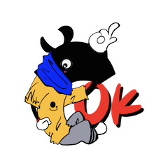 N-baku Basic Sticker