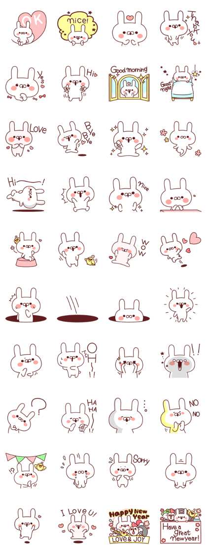 Favorable degree rabbit New Years!