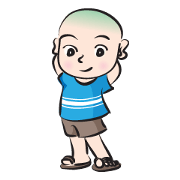 No hair boy