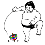 New Year's festival of Sumo Wrestler