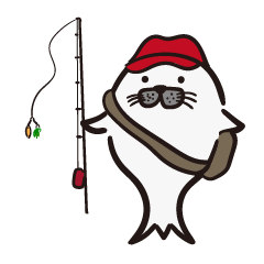 Seal doing bass fishing