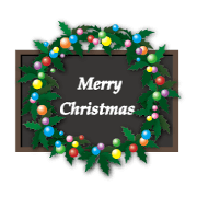 Chalk art styled Christmas card
