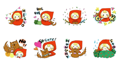 Little Red Riding Hood and Little Wolf