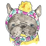 LOVE FrenchBulldog brindle