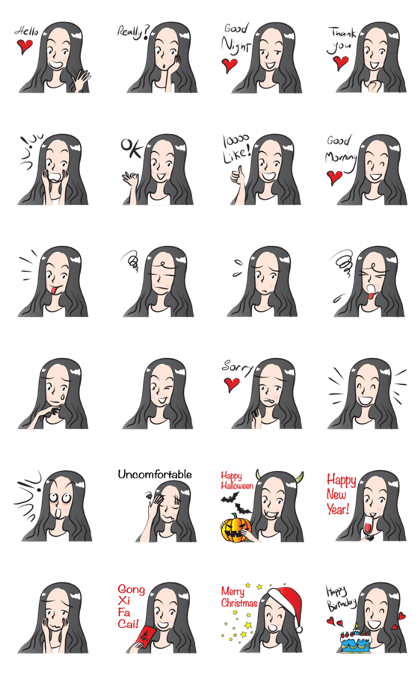 long hair girl