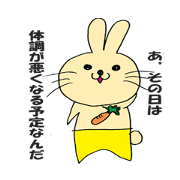 Cute and rough rabbit everyday