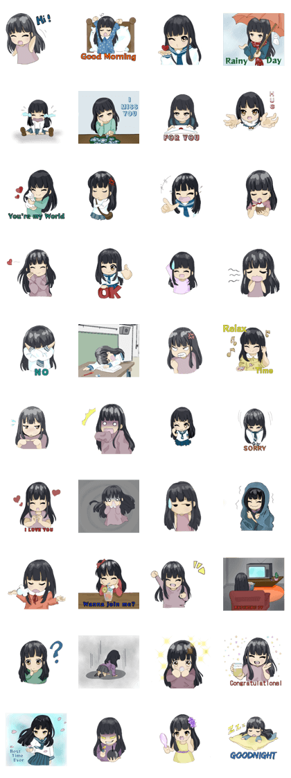 Natsuko, the lovely girl