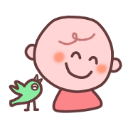 a child and a pretty small bird