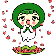 cute Pea Sticker!