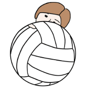 The girl who likes a ball