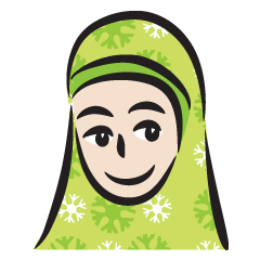green scarf girl