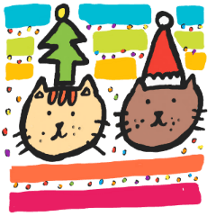 麵包貓&烤麵包貓-聖誕節&新年快樂!