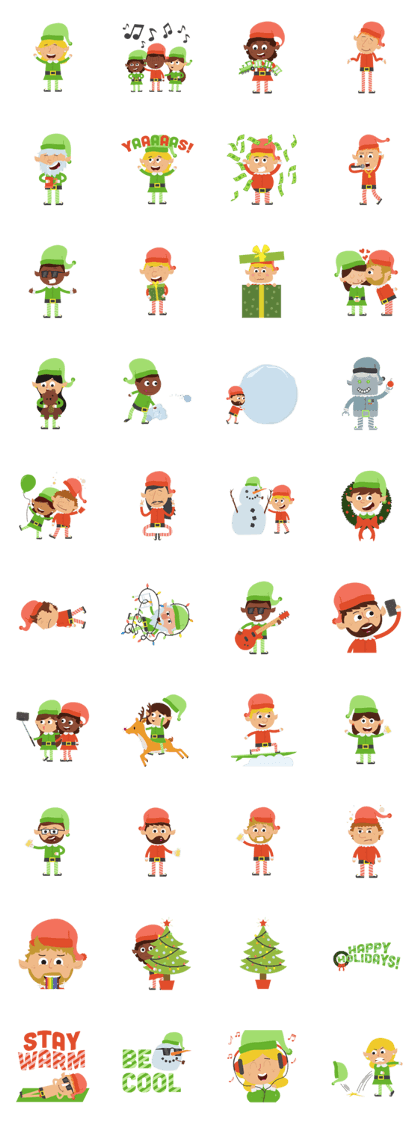 Holiday Elf Friends