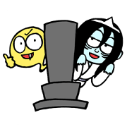 A ghost and Hitodama-kun
