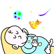Animated Stickers of the baby