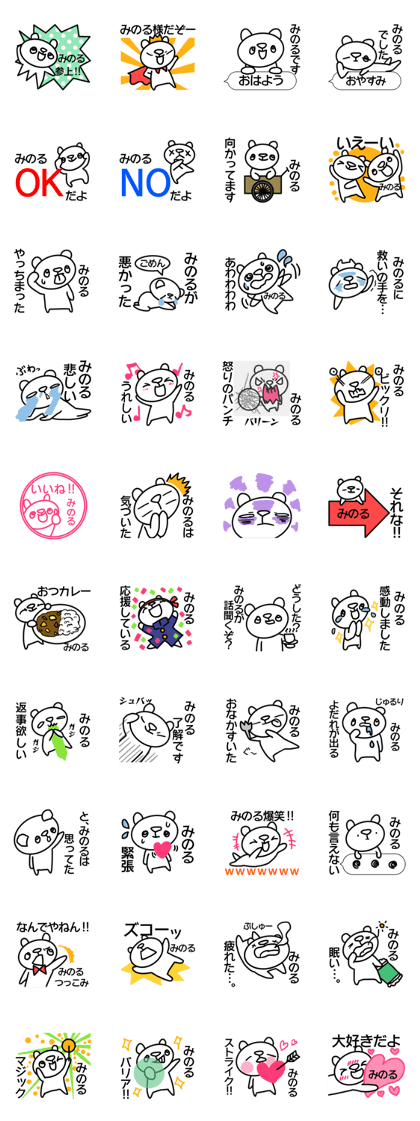 Sticker for Minoru