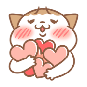 Cute cat and shy cat