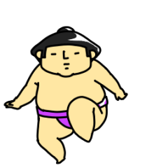 Dancing sumo wrestlers