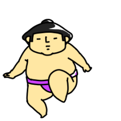 Dancing sumo wrestlers