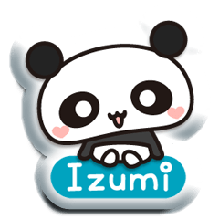 Izumi of a panda