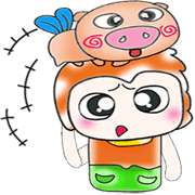 Mr. Daimon and pig..^^