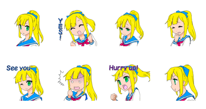 THE rt girl6 sticker series