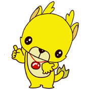 Little golden dragon baby