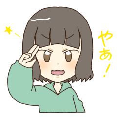 Mari's daily conversation sticker