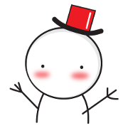 snowman with tophat