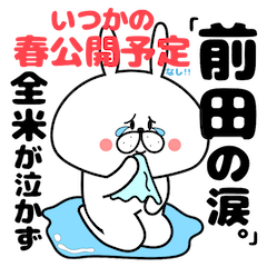 Bunny Sticker Maeda