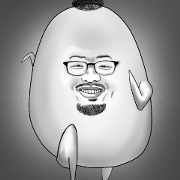 handsome monster with glasses and beard