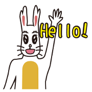 English version rabbit say