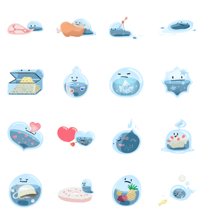 slime gobbles up anything