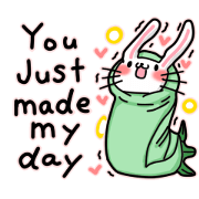 dadar dulung rabbit sticker
