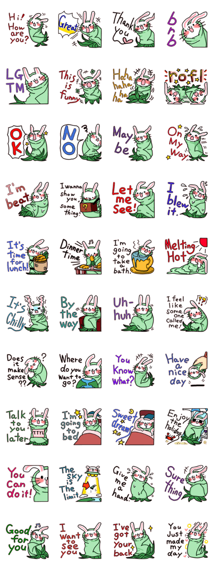 dadar dulung rabbit sticker